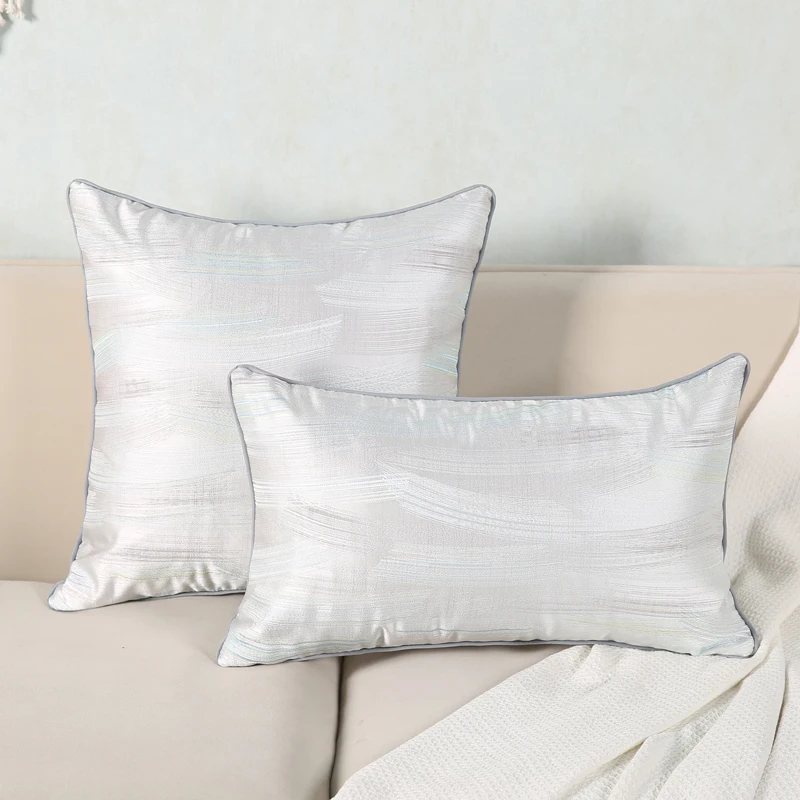 Modern Geometric Pillow Covers Vintage Cushion Cover Rectangle Block Print Cushion Cover