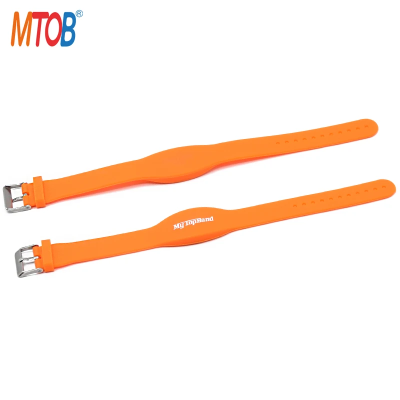 Adjustable Style Programmable MIFARE S70 4K Wristbands Silicone RFID Bracelet