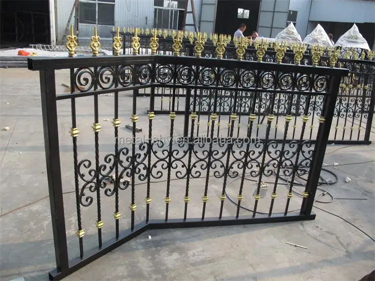 Wrought iron fence 2