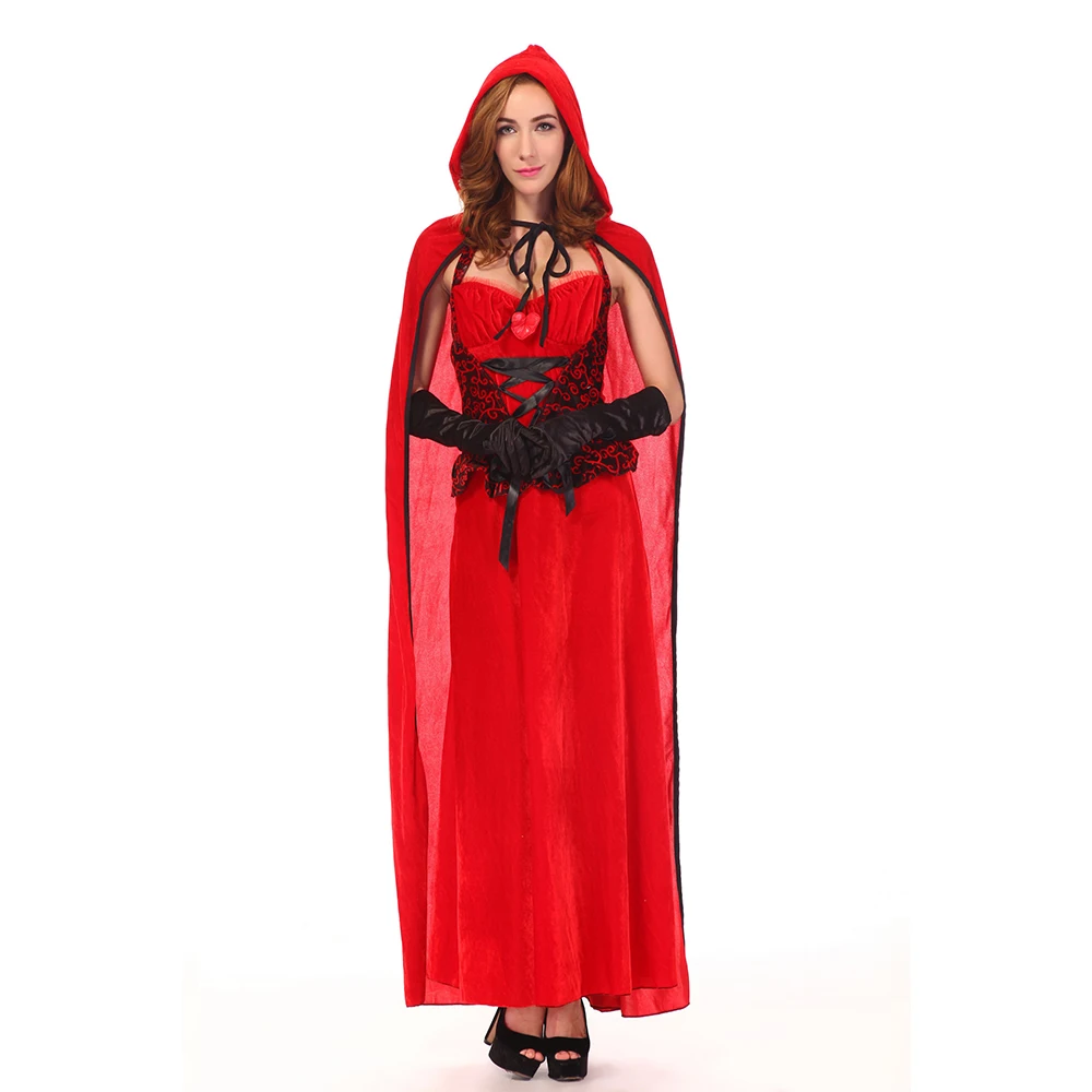 Сексуальное модное платье для взрослых девушек, костюм принцессы вампира для женщин