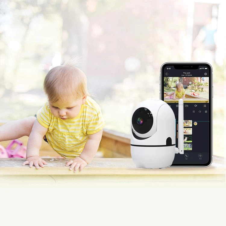 OEM 2MP 1080P 720P Mini Indoor Surveillance Camera Motion Tracking Baby Monitor WiFi CCTV Wireless Security IP PTZ Camera