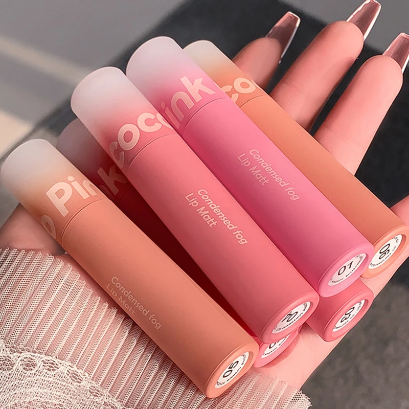 matte lip glaze lips mud colorfast non-stick cup mushed LipGloss Waterproof velvet muddy lip cream for students