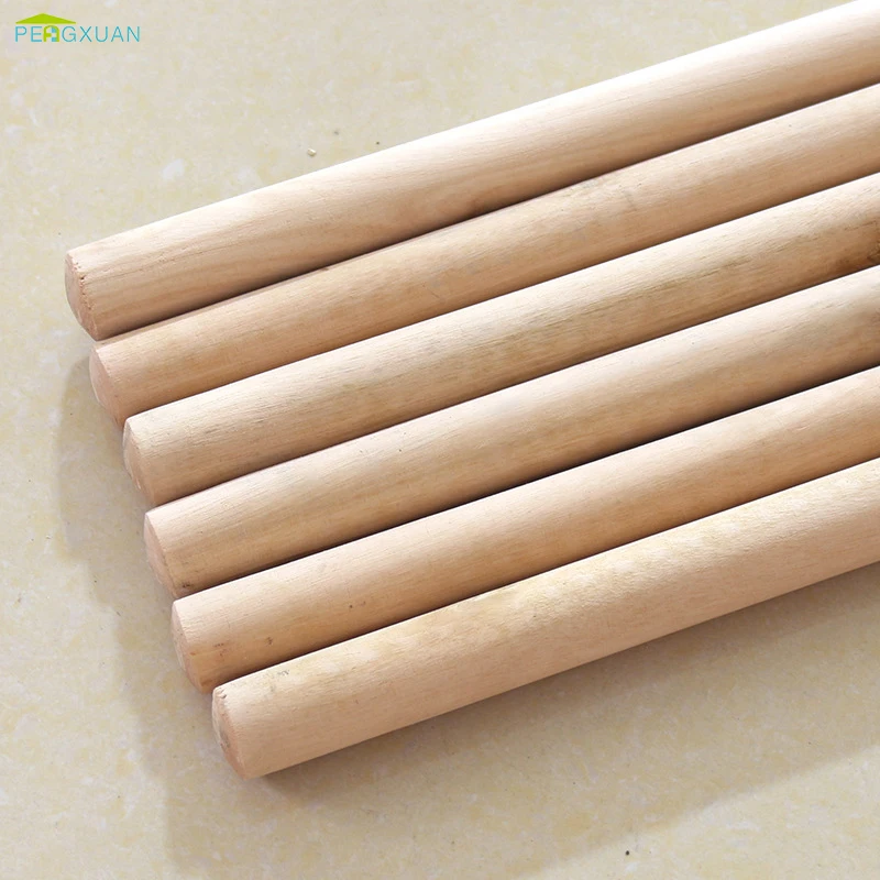 Eco-Friendly 70-220cm Length Round Eucalyptus Wooden Sticks for Flags