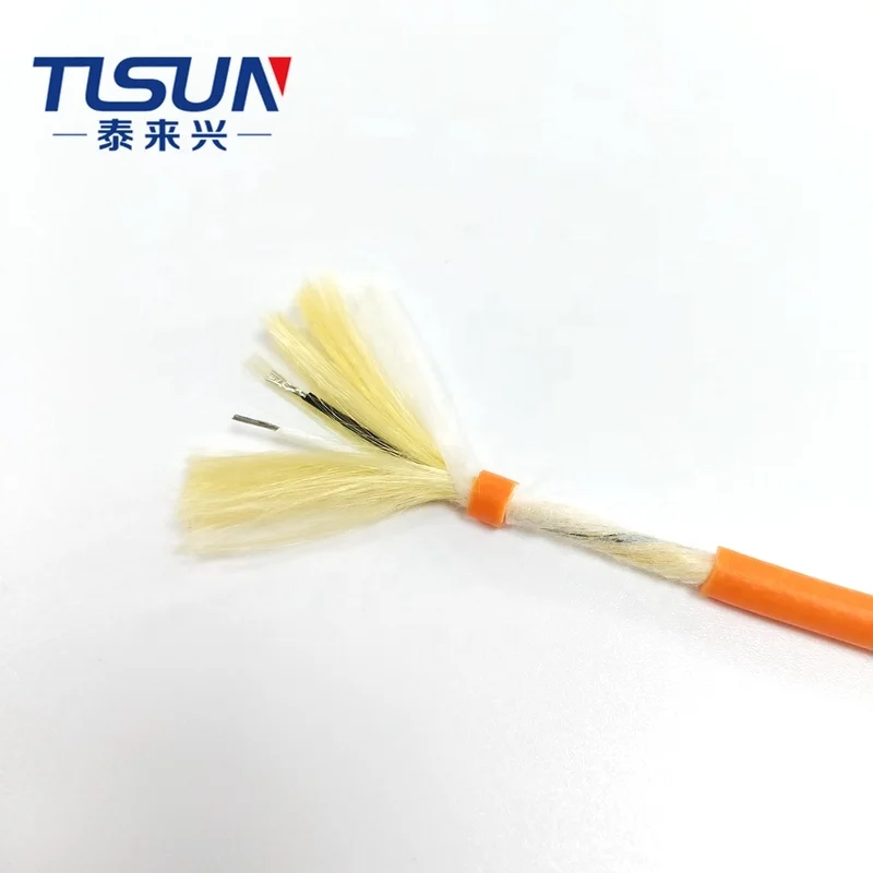FPUR Jacket 2X0.1mm2 Neutrally Buoyant Umbilical Tether Cable ROV Cable For Underwater Robot