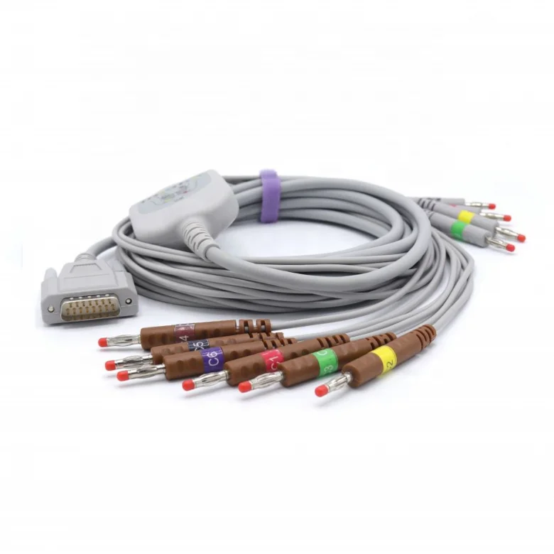 ecg cable and lead wire for GE  Marquette with 10 lead