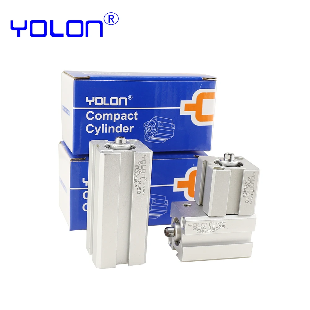 SDA Series Stainless Steel Body Material Standard Standard Nonstandard Pneumatic Air Cylinder