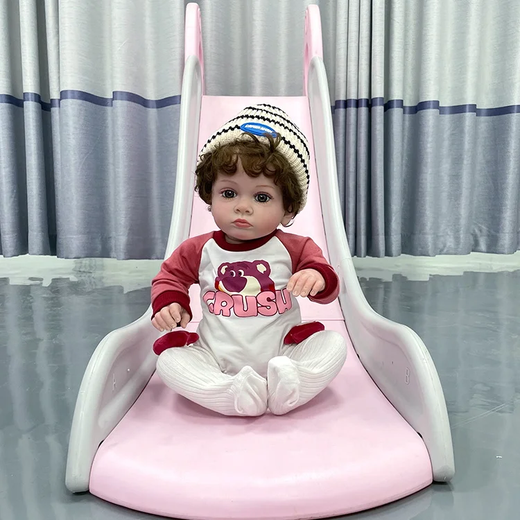 22 Inch Bebe Reborn 3D Painted Skin Newborn Baby Doll munecas para ninas reborn doll muneca reborn bebe reborn