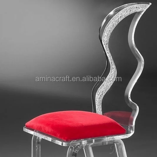 Прозрачный акриловый стул на руку для гостиной Амина Craft