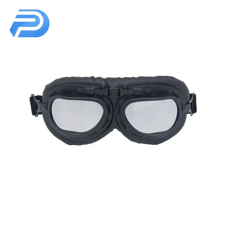 Cheap Retro Motorcycle Goggles Glasses Vintage for Pilot Steampunk ATV UTV Bike Copper Motorbike Helmet