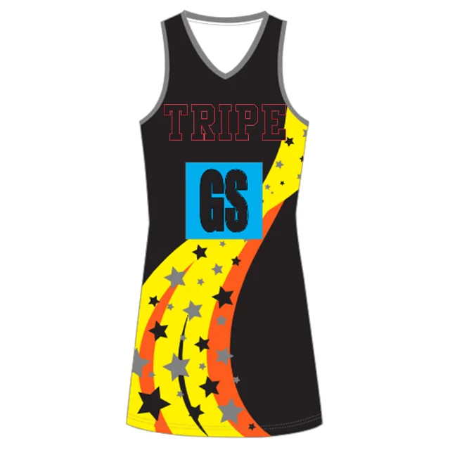 Quick dry ladies netball dress sport sexy uniform fashion tank dress active vest dress