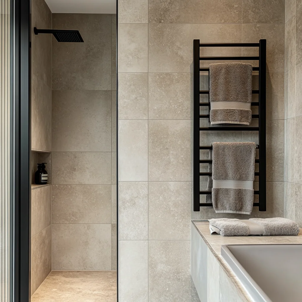 Brushed Brass Towel Rail Heating Spa Towel Warmer Gold Towel Rack Warmer With Uv Sterlizer