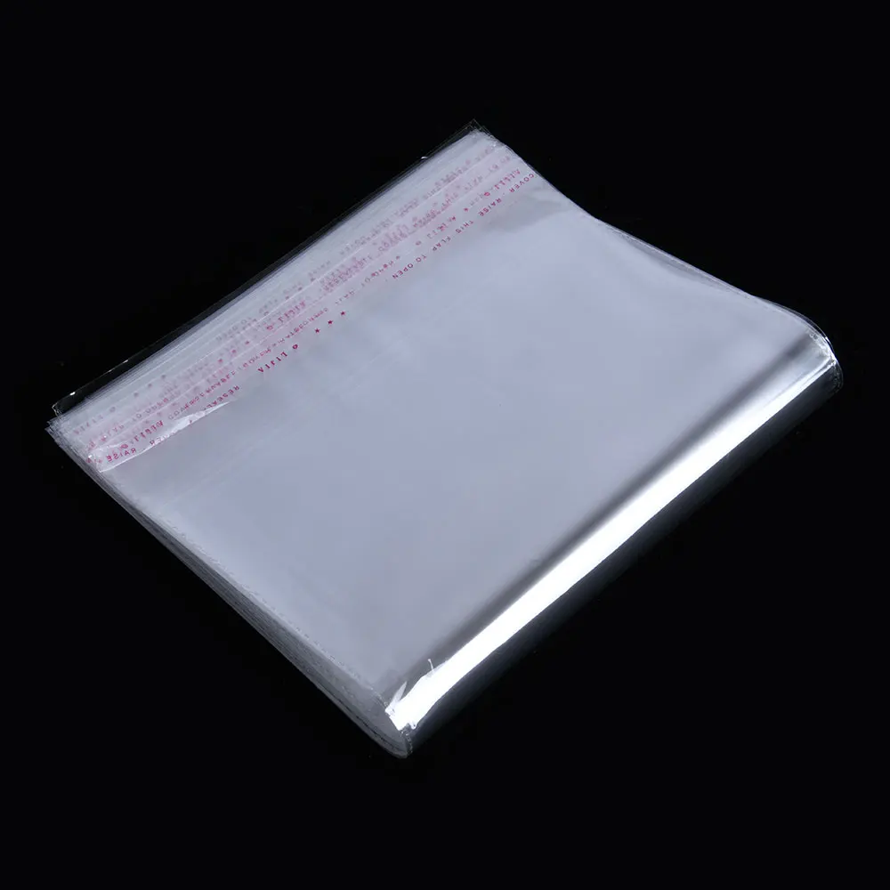 Custom 2.2-2.5micron Transparent Plastic OPP Bags with Self Adhesive Packaging Bag