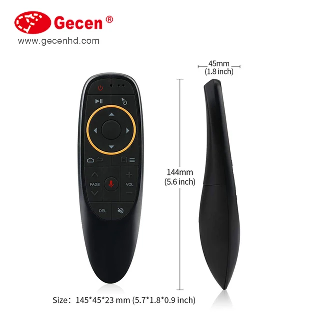 G10S Smart Voice Remote Control 2.4G RF Gyroscope Backlit Wireless Air Mouse