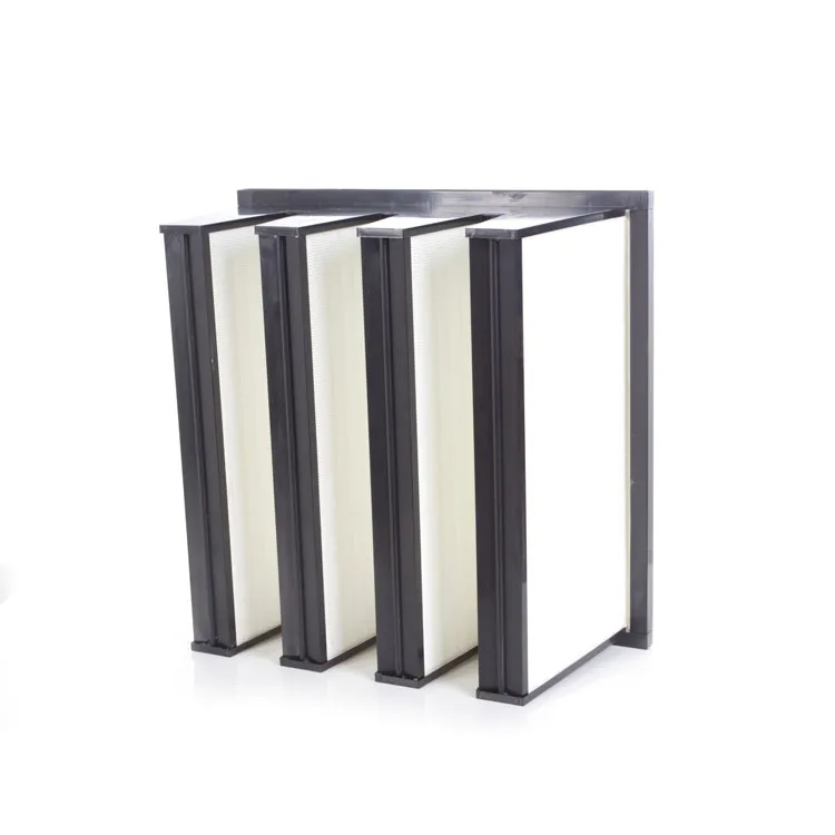 Hepa-фильтр с V-образным креплением, фильтры для вентиляции, кондиционирования и отопления, большой объем воздуха