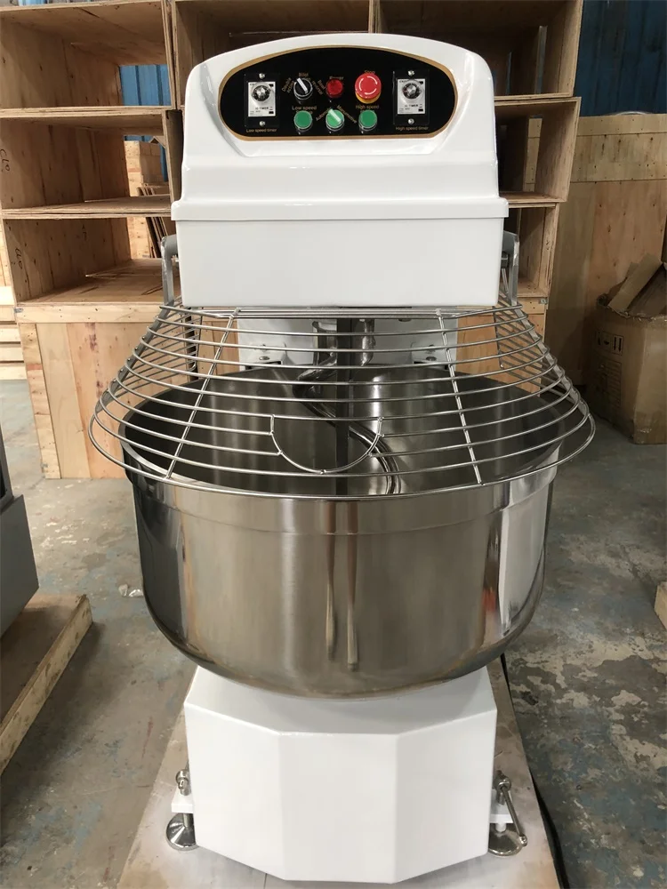 50kg flour capacity 130L Spiral Dough Mixer Bread Making Machine Bakery Equipment With CE Certificate