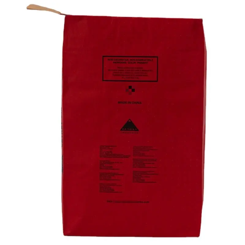 China factory wholesale price new customized empty chemical material 2 layers kraft paper valve bags