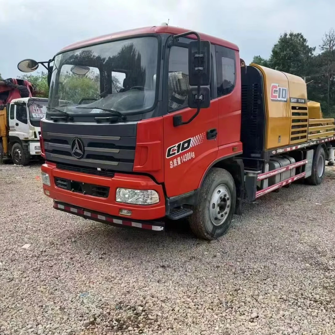 21 Years Sany 9025 Used Concrete Truck Mounted Pump 800m Vertical Conveying Distance FOR Construction Site