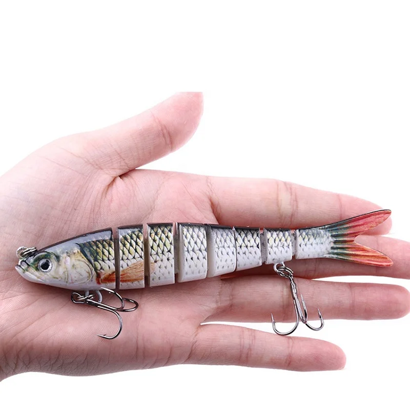 140mm/27g Sinking Wobblers Fishing Lures Jointed Crankbait Swimbait 8 Segment Hard Artificial Bait For Fishing Tackle Lure