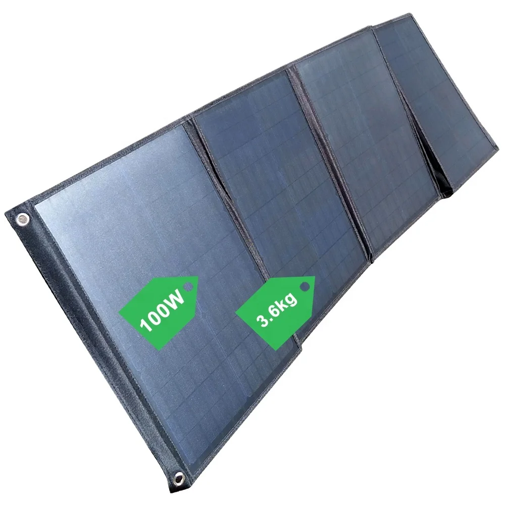 Waterproof 100W 200w Solar Panel Portable Folding Solar Panel 300w 400w Foldable Solar Panel Camping For Portable Power Station