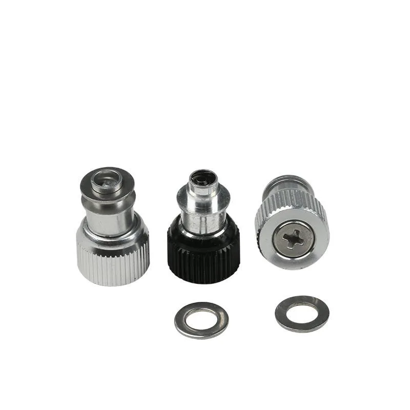 High Quality Self Clinching Panel Spring Loaded Captive Screw Pf11 Unified Thread with a Steel Knurling Knob Spring Loaded Screw