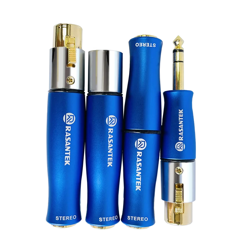  Позолоченный адаптер Rasantek 1/4 TRS в XLR сбалансированный