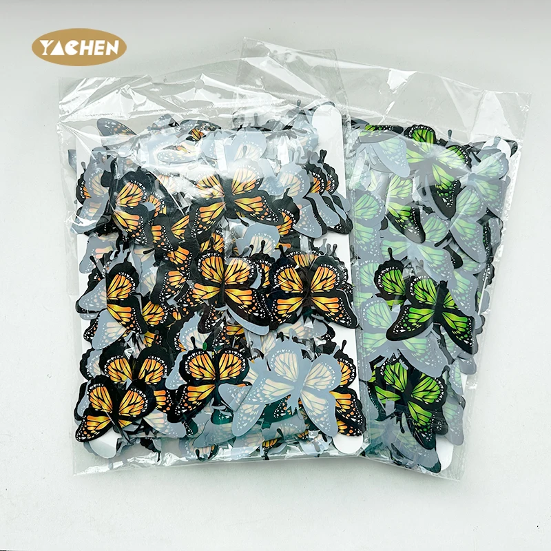 YACHEN Butterfly Hanging Garlands PET Party Streamers Decoration for Baby Shower Wedding Home Party Birthday Decorations