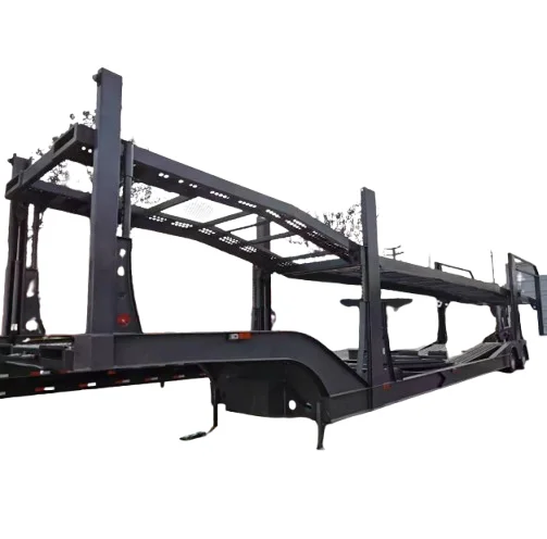 JINMA Car Transporter & Trailer 2 Axle 3 Axle 80 Ton Car Transporter Transporter Half Truck Trailer For Sale