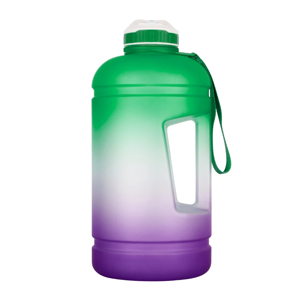 
Custom logo BPA Free 1 Gallon Water Jug 3.78L Gallon Water Bottle with Time Marker Straw and Handle 
