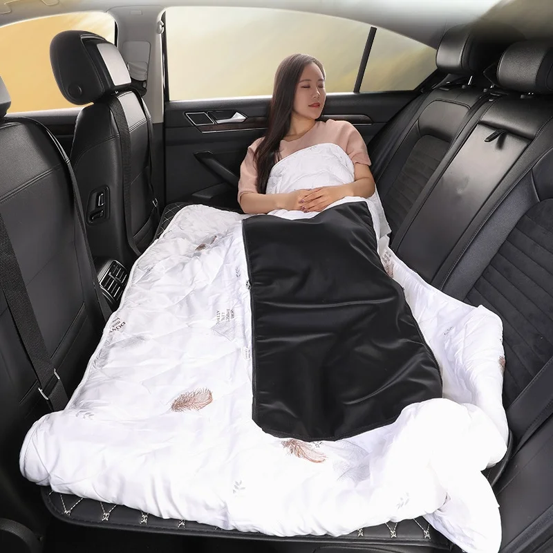 Foldable Car Rear Sleeping Mat Inflatable-Free Car Travel Camping Bed Interior Kits