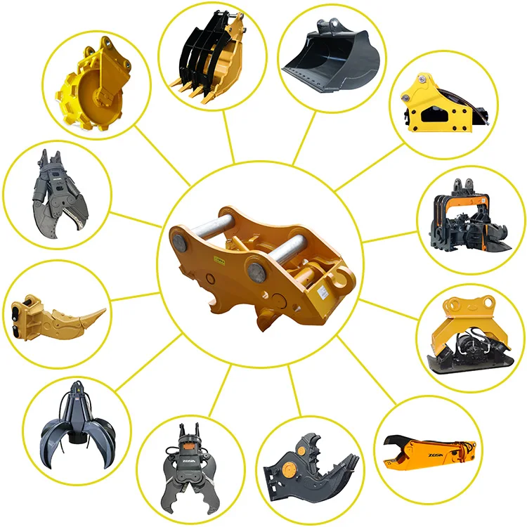 Zosin Hydraulic Type quick change ZSP04 suit for 6-10 ton excavator quick coupler quick change quick hitch