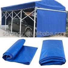 Tarp Factory 610gsm 750gsm Tarps 3.45m High Strength Rip-stop PVC Coated Tarpaulin Fabric for Tent Truck Cover Waterproof Tarps