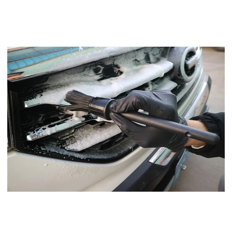 Car detail brush car wash brush soft bristle wheel interior cleaning brush car fine washing beauty tool