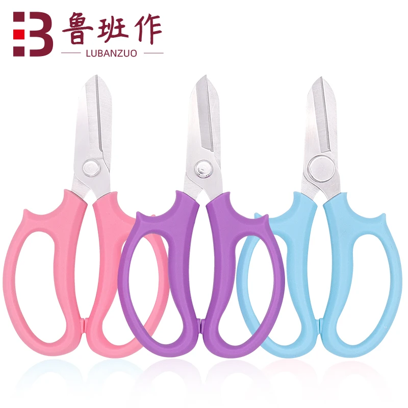 stainless steel plants grafting trimming scissors garden grape flower pruning scissors