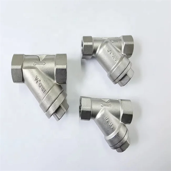 1/2'Factory Price Stainless Steel Industrial Y Type Filter Strainer Valve Flange JIS Y Type Filter