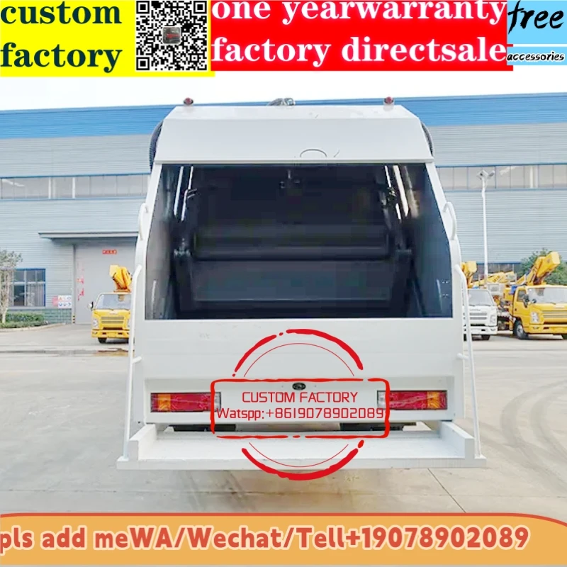 China Low price new or used garbage compactor truck with diesel engine waste collection transportation garbage truck for sale