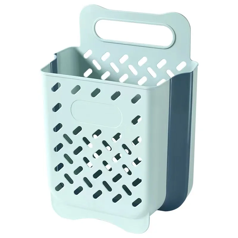 Plastic Wall-mounted Hanging PP TPE Laundry Storage Basket