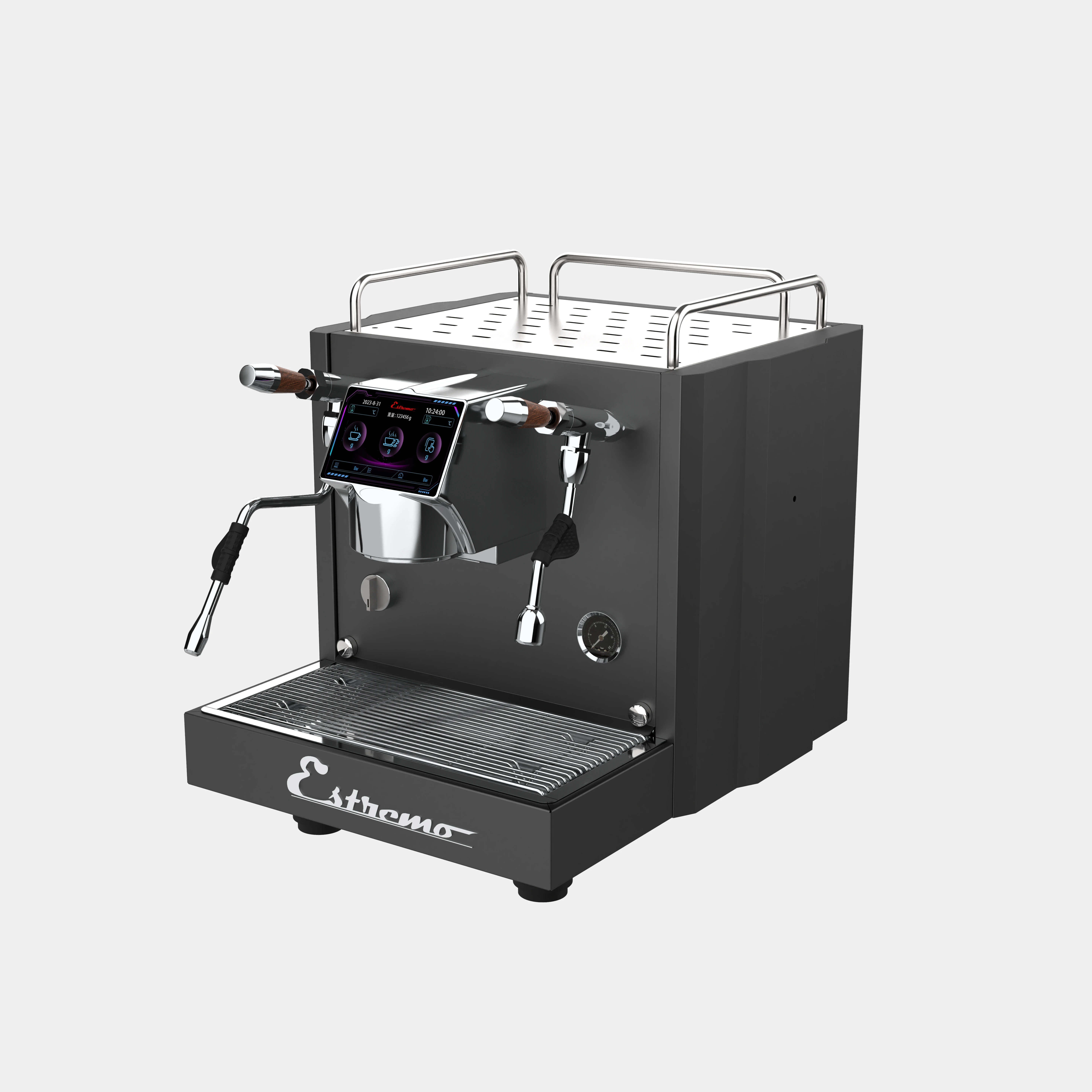 New Arrival One Group 4.2L+1.6L SS boilers E61 Brew Head Electric Control Professional Espresso Coffee Machine