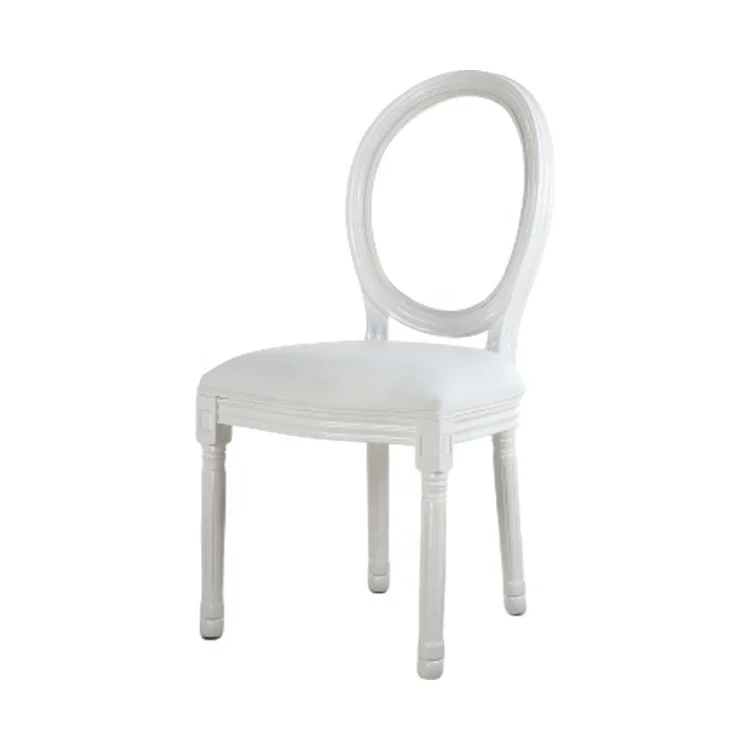 Anji Factory Cheap Soft Party Chairs High Quality White Useful Wood Event Chair