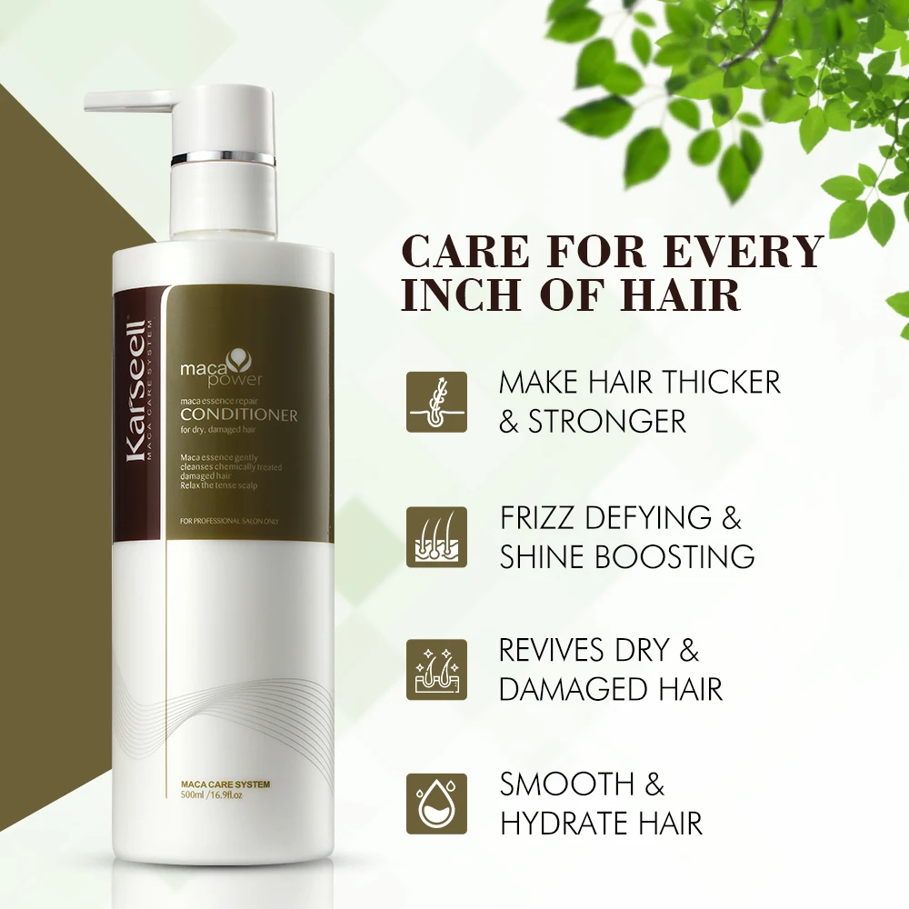 Karseell Moroccan Argan Oil Hair Conditioner Nourishing Shiny Formula For Dry Damaged Hair