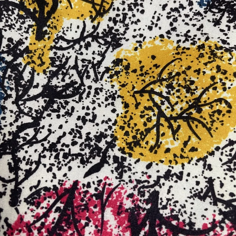 Soft Hand Feeling 100%Polyester Microfiber Peach Skin Printed Fabric For Beach Shorts