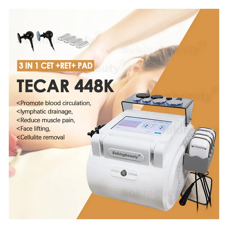 RET CET RF Physical Therapy Weaving/Tecar Therapi Diatermy Diathermy Machine/Tecartherapy