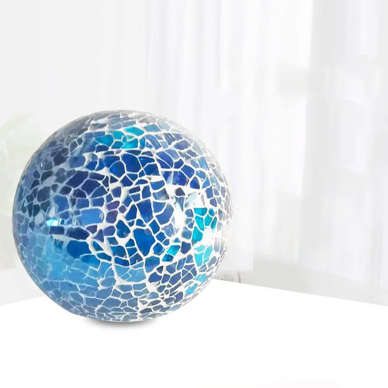 Modern Mosaic Sphere Creative Glass Decorative Balls Home Handcrafted Ball Ornaments Home Decoration Gift Crafts
