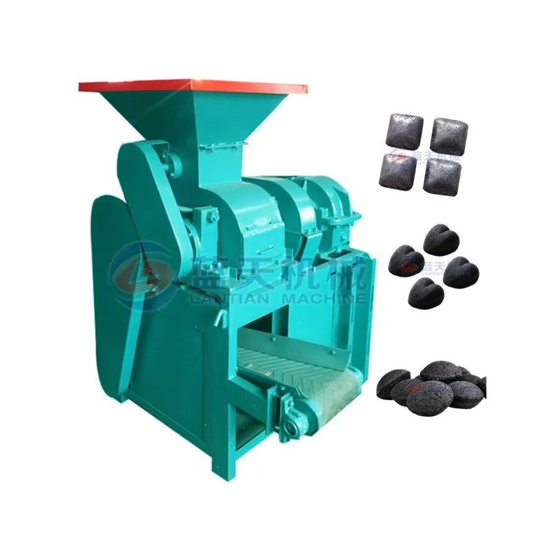Charcoal ball briquette making press machine coal ball press briquette production white coal briquetting machine