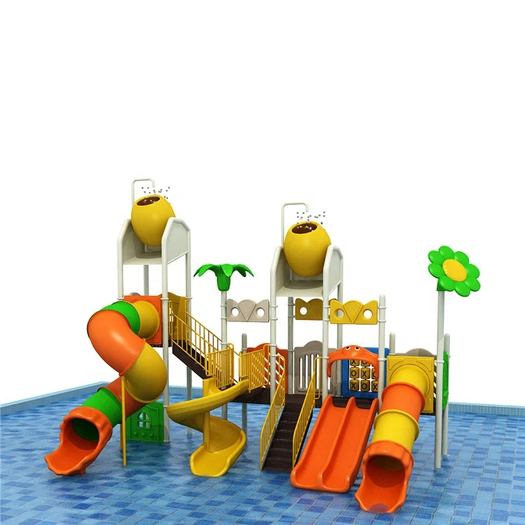 Newest Design High Quality Swimming Pool Slide Commercial Kids Water Playground equipment Plastic water park slides