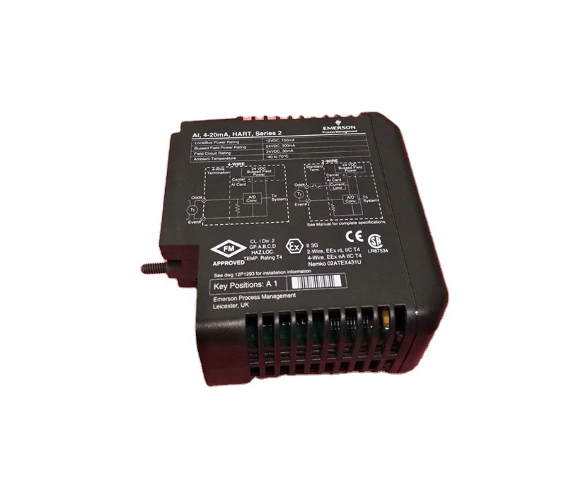 Emerson VE4003S2B3 DeltaV аналоговая Входная карта выходной модуль
