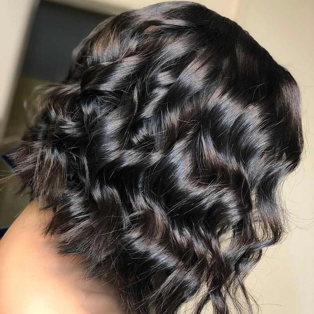 Плотные черные женские парики на полу-сетке, человеческие волосы, где я могу купить настоящие