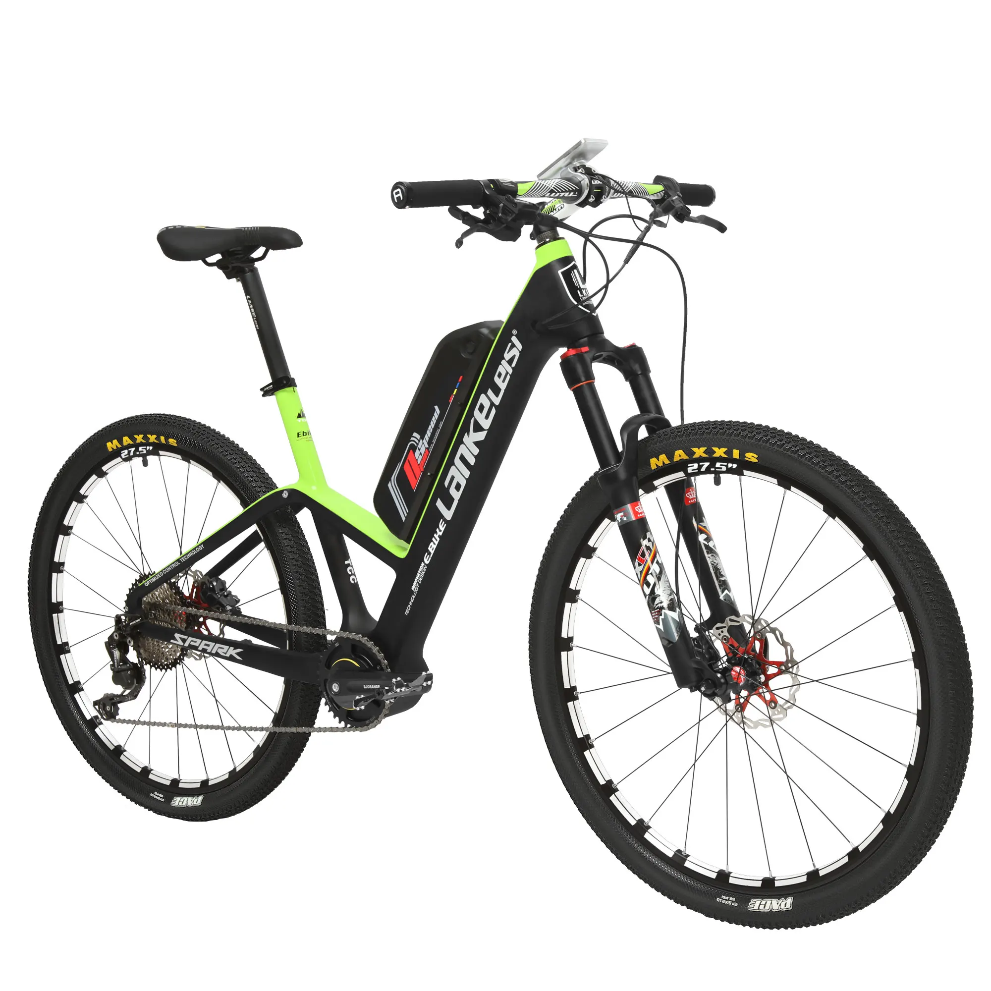  E Bike European Warehouse TCC Carbon Fiber Frame 400W 36V 10ah Lithium Battery 27.5 Inch Electric