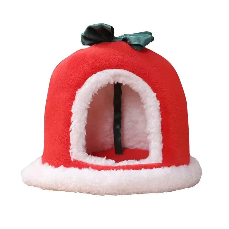 New Christmas and Winter Warm Hamster Products Golden Bear Flower Branch Mouse Hamster Cotton Nest