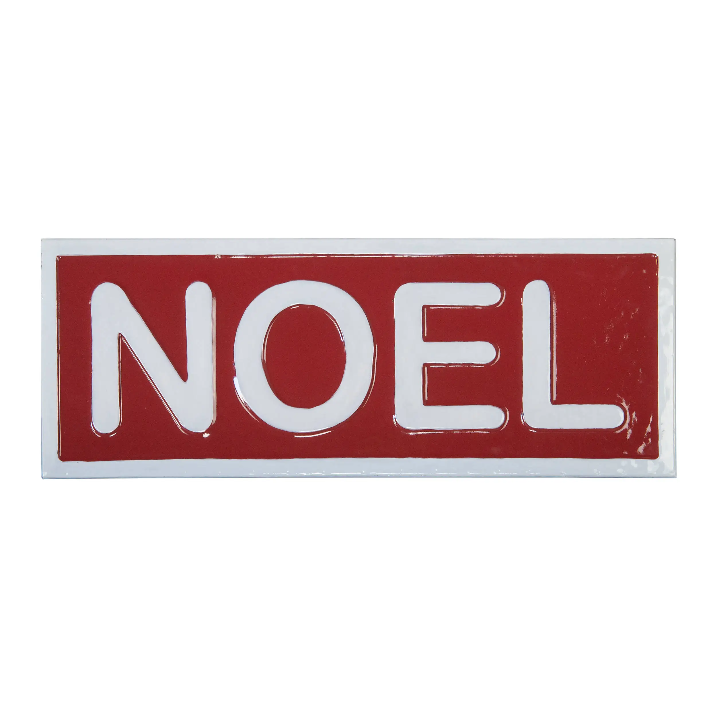 
Black Metal Joy Tag Plaque 