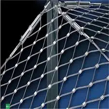 Kangchen   stainless steel cable mesh  Balcony railing Steel Net  /staircase railing protecting Mesh